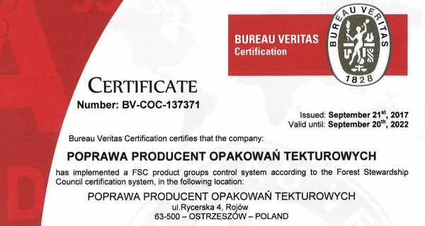 Uzyskanie certyfikatu FSC®